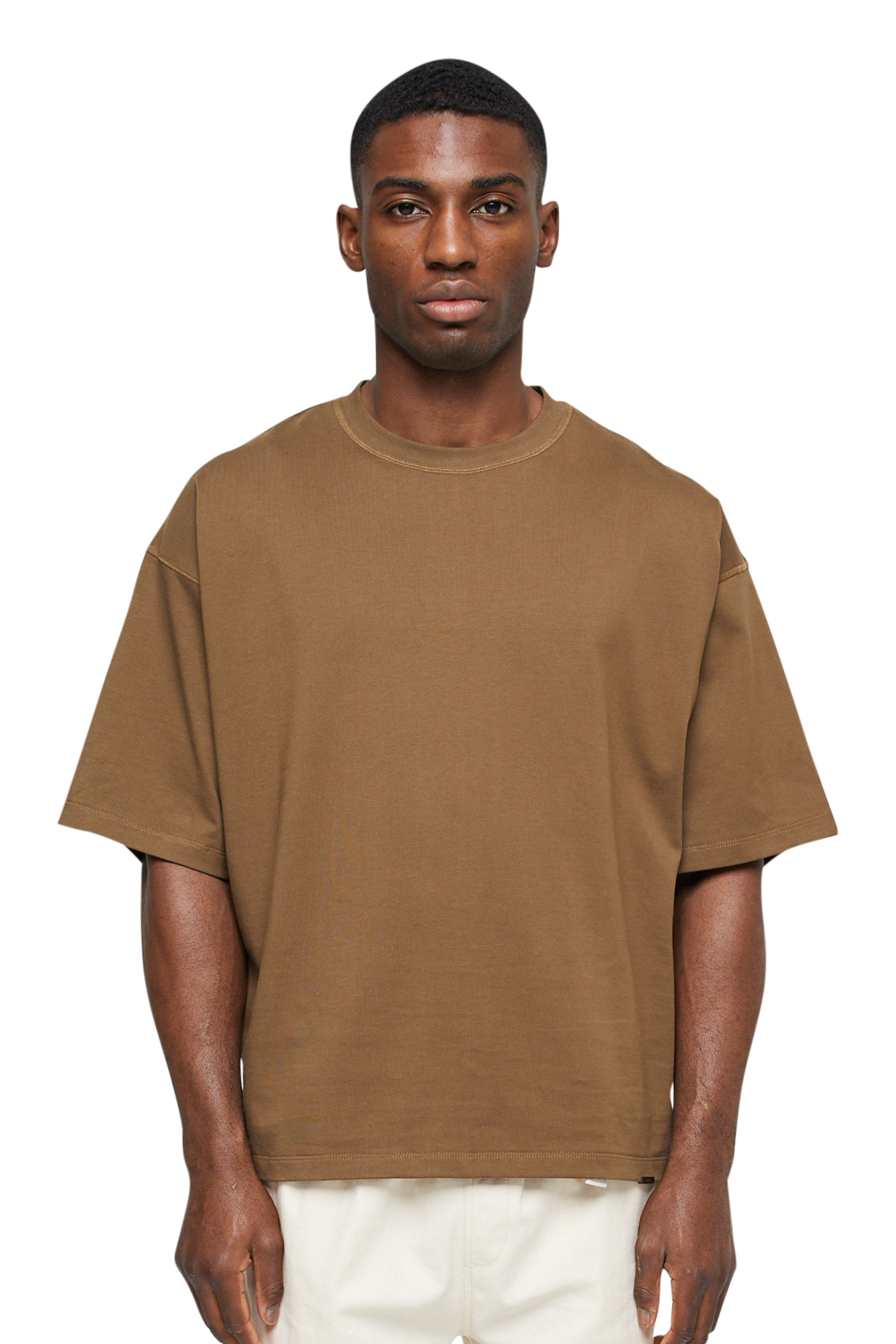 Boxy Tee - Brown